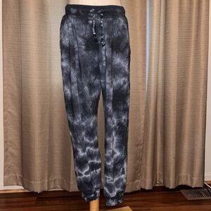 Champion Dark Gray Tie Dye Athletic Jogger Sweatpants Womens Size Medium